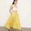 Online Zoe Fashion Crushed Tiered Paneled Skirt