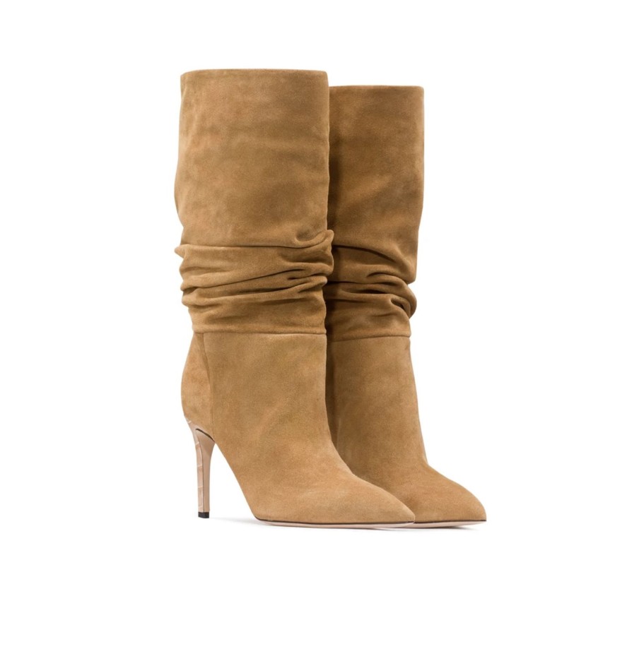 Wholesale Zoe Fashion Slouchy Boots In Caramel