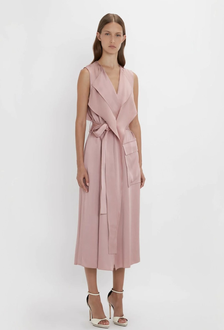 Online Zoe Fashion Trench Dress In Peony