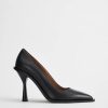 New Zoe Fashion Ferrere Black Nappa Pumps