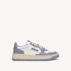 Clearance Zoe Fashion Sneaker Medalist 01 Low White Lavender