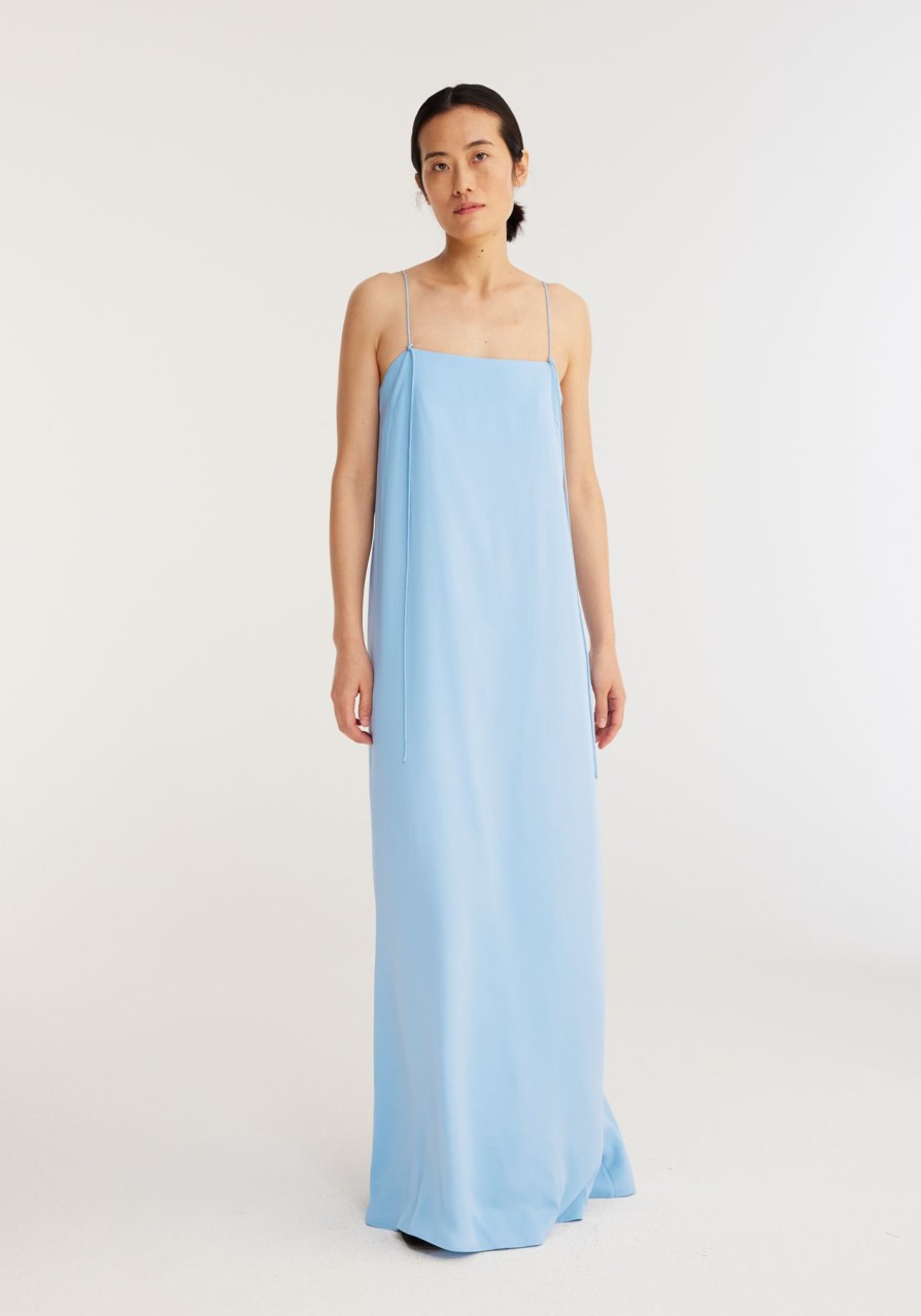 Wholesale Zoe Fashion Slip Dress In Hellblau