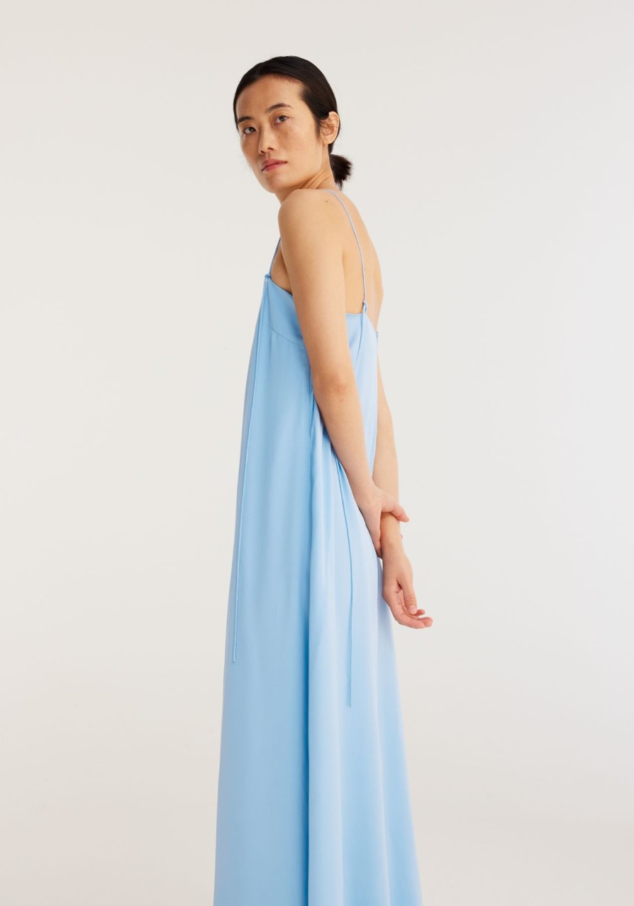 Wholesale Zoe Fashion Slip Dress In Hellblau