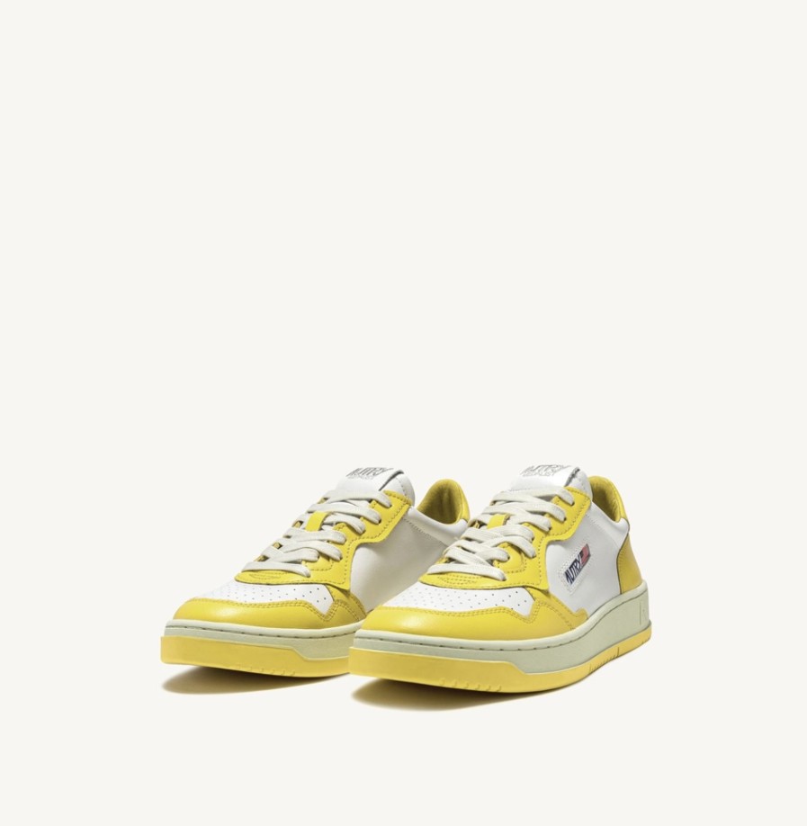 Best Zoe Fashion Sneaker Wb 23 Medalist In White-Yellow