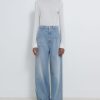 Wholesale Zoe Fashion Jeans In Washed Light Blue