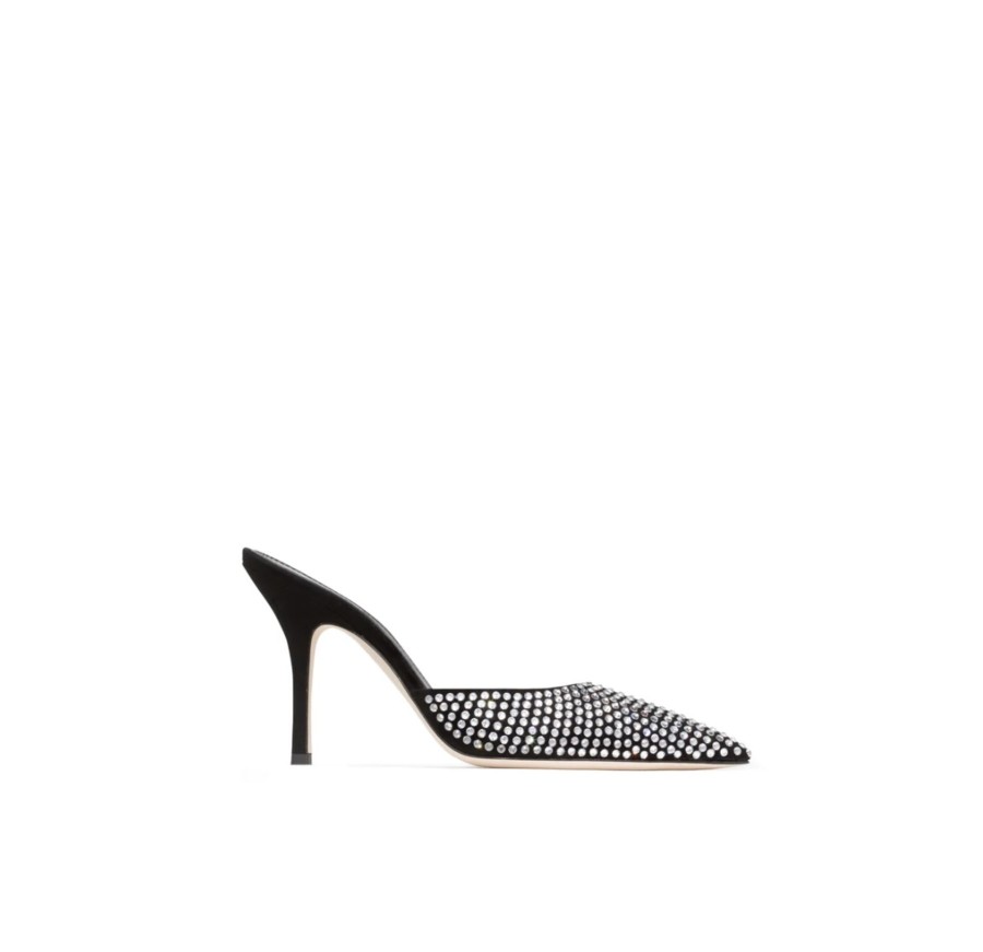 Hot Zoe Fashion Hollywood Mule Black Diamond