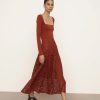 Online Zoe Fashion Lace Paneled Slip Skirt