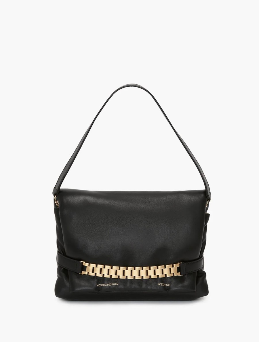 New Zoe Fashion Puffy Chain Bag In Schwarz