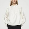 New Zoe Fashion Tuxedo Bluse In Off-White