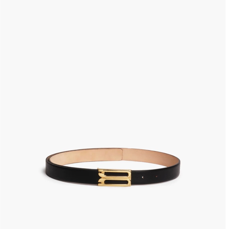 New Zoe Fashion Frame Buckle Belt In Black