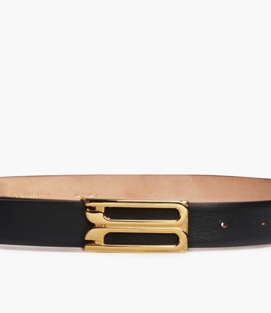 New Zoe Fashion Frame Buckle Belt In Black