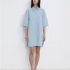 Online Zoe Fashion Poplin Shirt Dress In Ocean